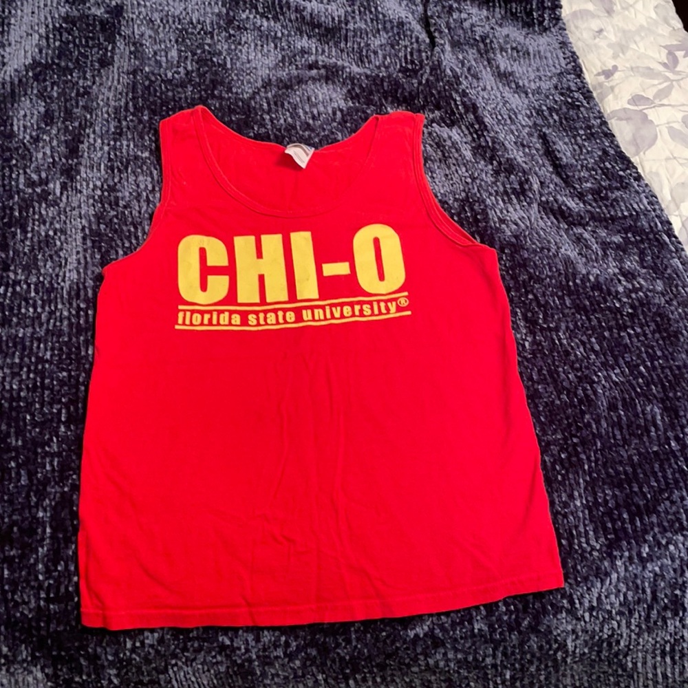 Small Chi Omega Florida State University frat tank